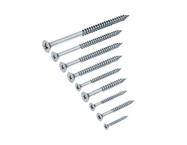 Assortiment de 2000 vis multi-usage tête fraisée, Posidriv - Brenner - Brico Dépôt