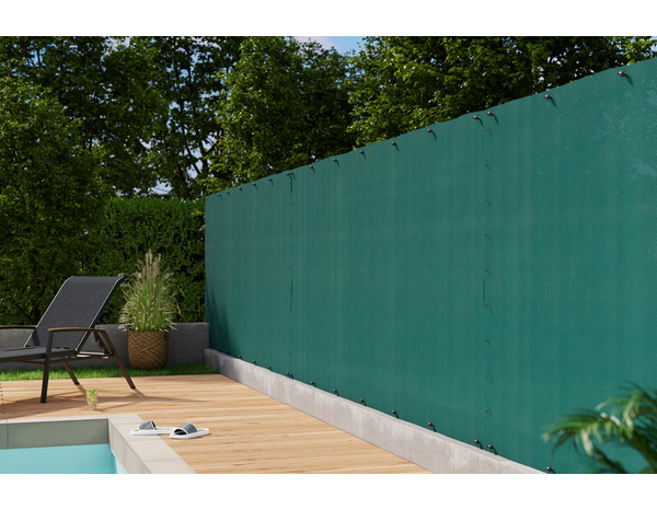Brise-vue tressé 100 x 300 vert - Marque BLOOMA - Brico Dépôt