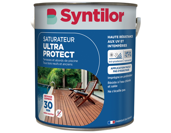 Saturateur Aquaréthane Chocolat 5 L Hydrofuge - Syntilor - Brico Dépôt