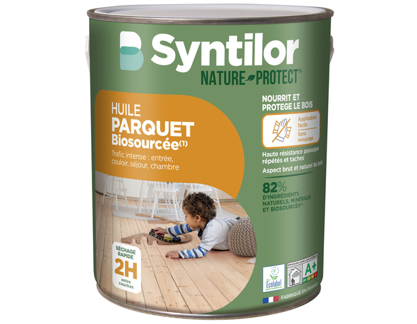 Huile parquet chêne mat - 2,5 L - Syntilor - Brico Dépôt