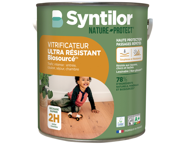 Vitrificateur ultra résistant incolore satiné 5L - Syntilor - Brico Dépôt