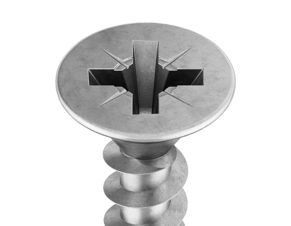 Sachet de 20 vis multi-usage tête fraisée Posidriv 4.5 x 45 mm acier inoydable A2 - Brenner - Brico Dépôt