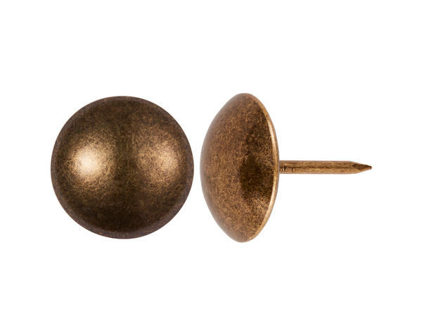 Sachet de 20 clous bronze tête ronde 19 x 20 mm acier - Brenner - Brico Dépôt