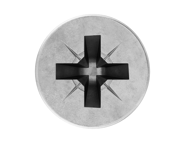 Boite de 200 vis multi-usage tête fraisée Posidriv 4.5 x 45 mm acier inoydable A2 - Brenner - Brico Dépôt