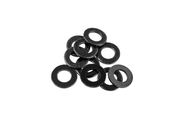 Boite de 2 kg de rondelles plate moyenne noire Ø7 mm - Brenner - Brico Dépôt