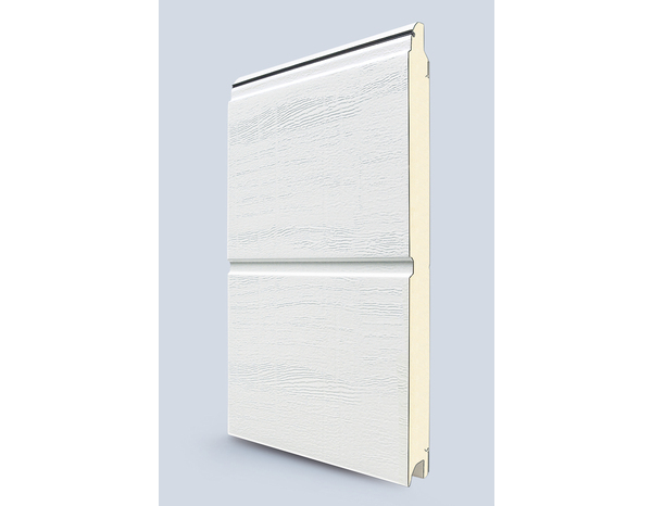 Porte de garage sectionnelle motorisée - Blanc - Brico Dépôt