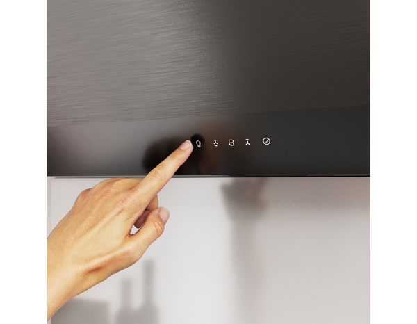 Hotte inclinée "Link" noire - 90 cm - Cooke and Lewis - Brico Dépôt