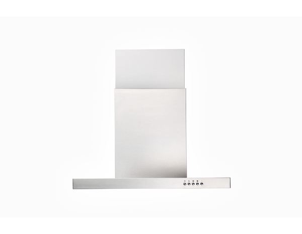 Hotte cheminée en inox rectangulaire - 60 cm - Brico Dépôt