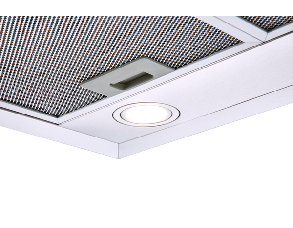 Hotte cheminée en inox rectangulaire - 60 cm - Brico Dépôt