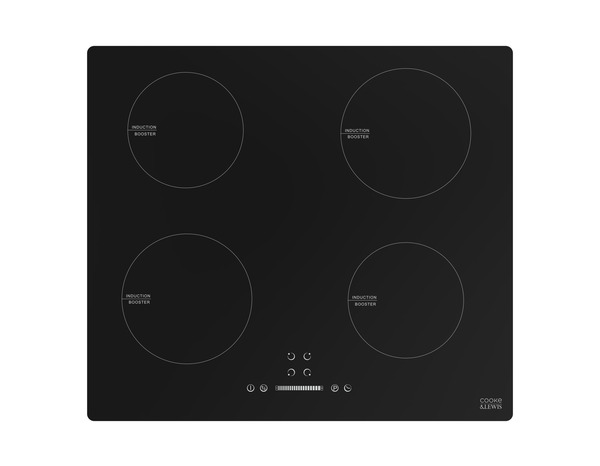Plaque de cuisson à induction " Link" - 4 zones - Cooke and Lewis - Brico Dépôt