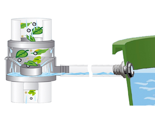 Collecteur filtrant eau Eco gris - Garantia - Brico Dépôt