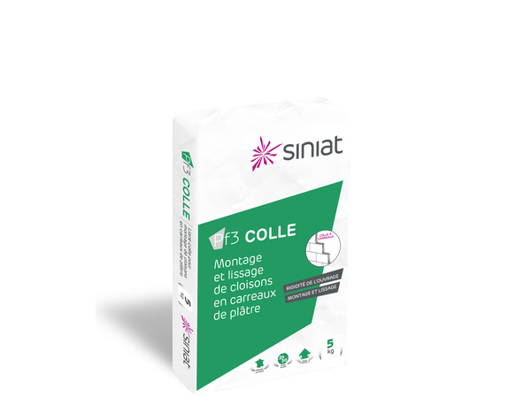 Colle à carreaux de plâtre - Sac de 5 kg - Siniat - Brico Dépôt