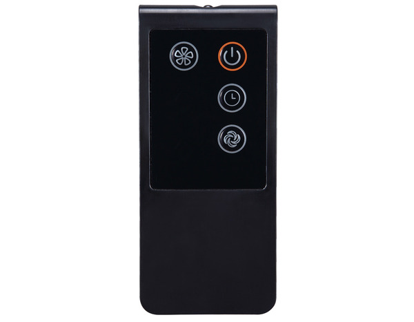 Ventilateur sur pied oscillant noir 55 W - Brico Dépôt