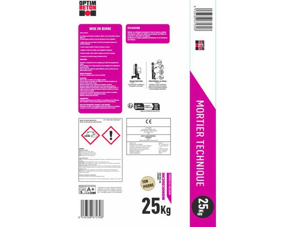 Enduit de façade monocouche ton pierre - sac de 25 kg - Brico Dépôt