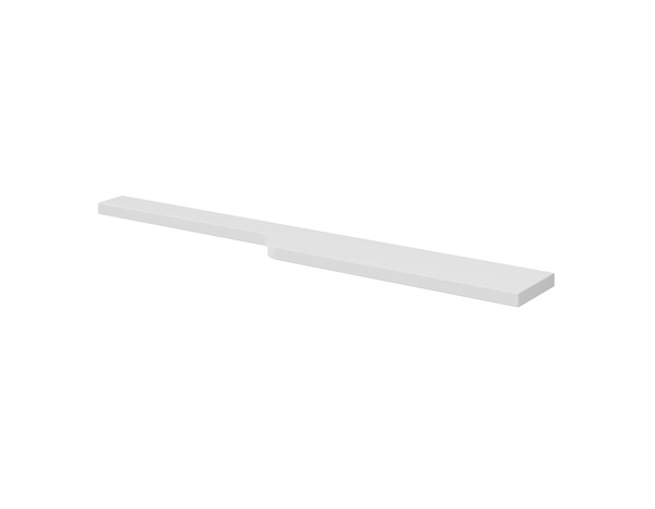 Étagère de salle de bains blanc Himalia L.105 x P. 15 cm - GoodHome - Brico Dépôt