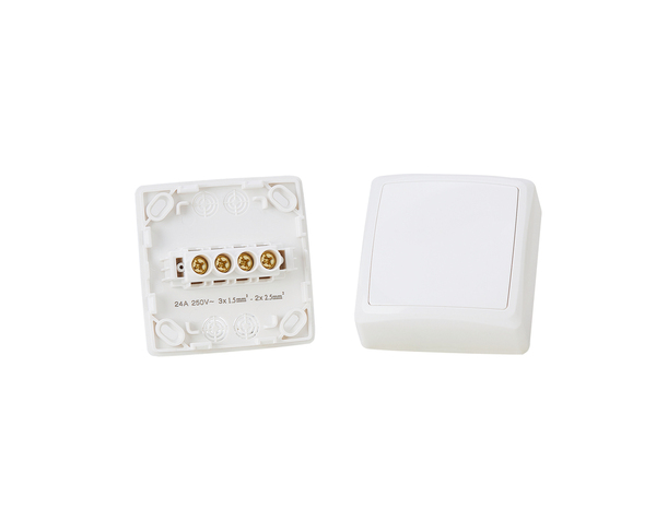 Boîte de dérivation en saillie blanche "Barran" - Brico Dépôt