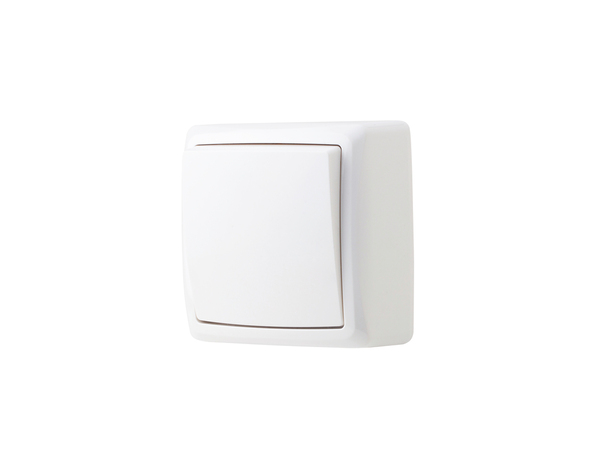 Interrupteur va et vient en saillie blanc "Barran" - Brico Dépôt