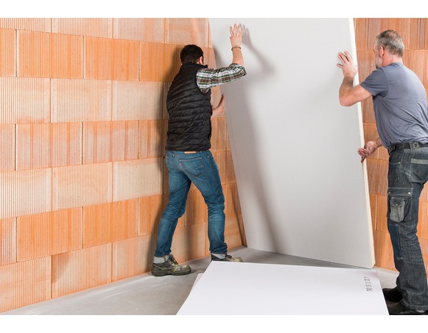 Doublage plaque de plâtre/polyuréthane R=3.75 - L. 2,50 x l. 1,20 m x Ép. 10 + 80 mm PU - Soprema - Brico Dépôt