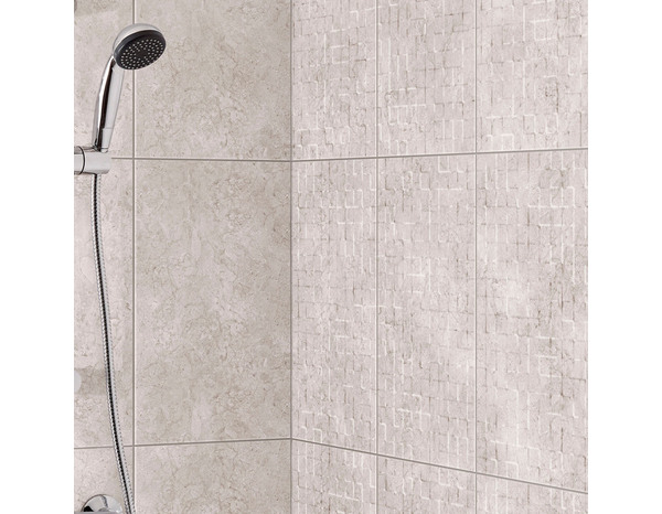 Décor mural "Ideal marble" beige - l. 25 x L. 40 cm - Brico Dépôt