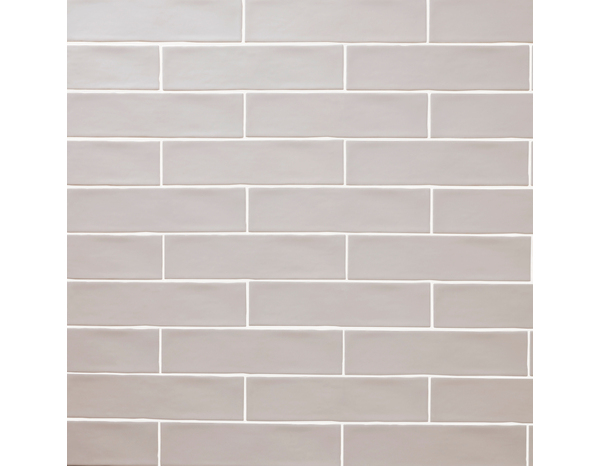 Carrelage mural "Vernisse" gris - l. 7,5 x L. 30 cm - GoodHome - Brico Dépôt