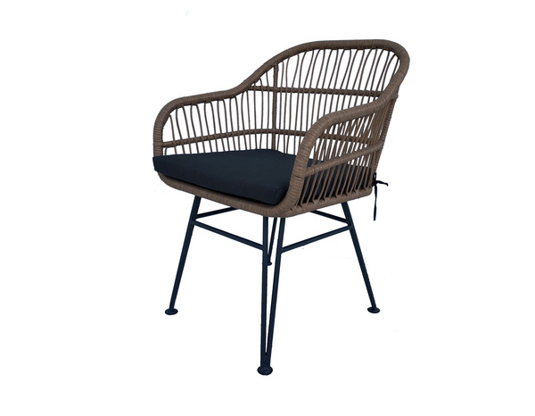 Fauteuil imitation osier "Halesio" - Marque BLOOMA - Brico Dépôt