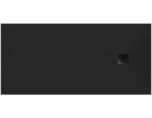 Receveur de douche extra-plat résine  rectangulaire 80x160cm noir "PIA"
 - Cooke and Lewis - Brico Dépôt