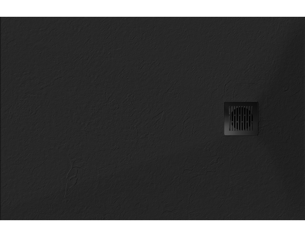 Receveur de douche extra-plat résine rectangulaire 80x120 cm noir "PIA" - Cooke and Lewis - Brico Dépôt