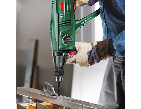 Perforateur 600W 1,9J + 6 forets PBH 2500 SRE - Bosch - Brico Dépôt