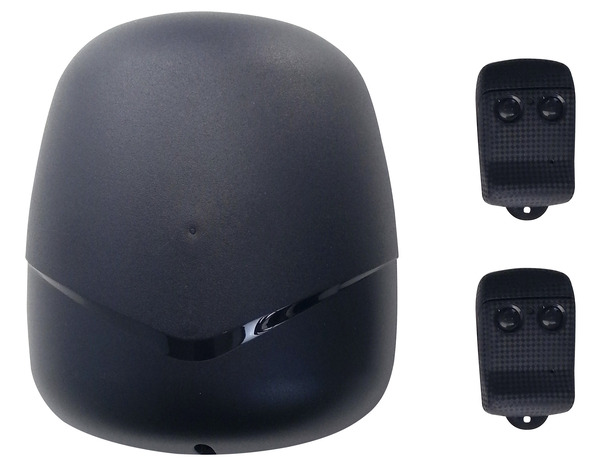 Porte de garage blanche à enroulement motorisée H. 200 cm L. 240 cm - Brico Dépôt