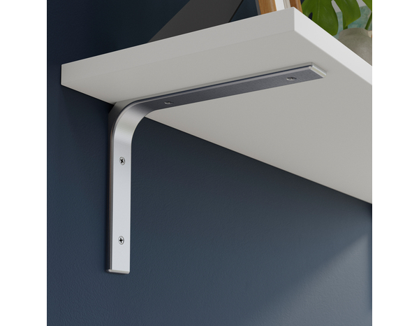 Équerre emboutie aluminium "Adelie" P. 200 x H. 150 mm - Cooke and Lewis - Brico Dépôt