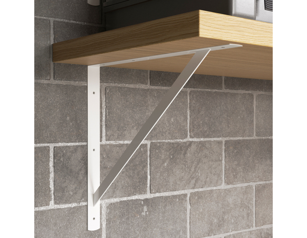 Équerre renforcée blanche "Utim" P. 400 x H. 350 mm - Cooke and Lewis - Brico Dépôt