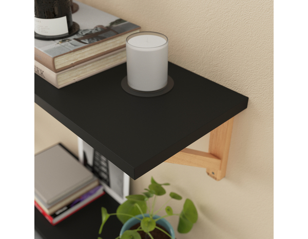 Tablette noire 118 cm x Ep. 18 mm "Rabella" - Cooke and Lewis - Brico Dépôt