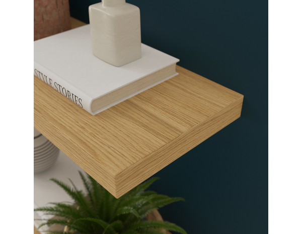 Tablette imitation bois L. 60 cm x P. 23,5 cm - ÉP. 38 mm "Calie" - Cooke and Lewis - Brico Dépôt