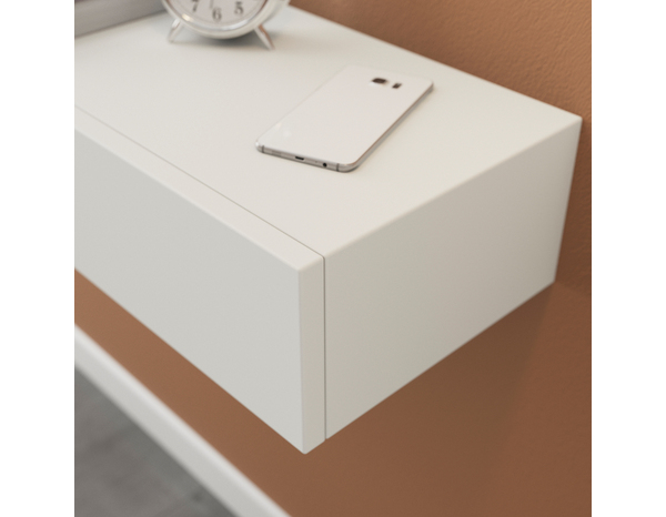 Tablette avec tiroir blanc "Calie" - Cooke and Lewis - Brico Dépôt