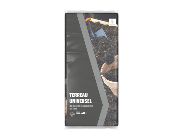 Terreau universel 40 L - sans tourbe - Brico Dépôt