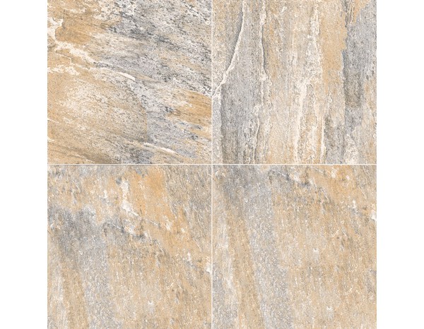 Carrelage de sol extérieur béton beige - L. 60 x l. 60 cm x Ep. 20 mm - Brico Dépôt