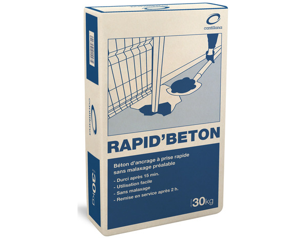 Béton rapide prêt à l'emploi - sac de 30 KG - Brico Dépôt