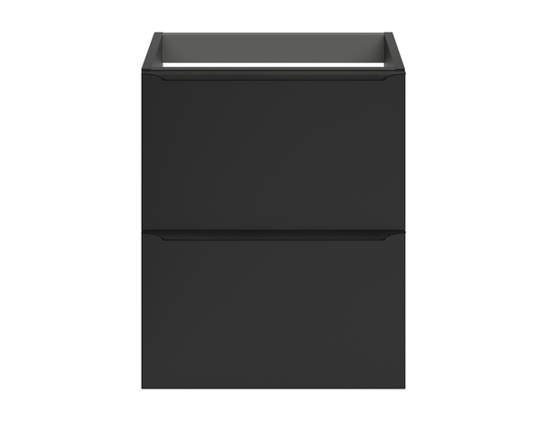 Meuble sous vasque à suspendre noir mat "Idalie" L. 50 x H. 60 x P. 36 cm - Cooke and Lewis - Brico Dépôt