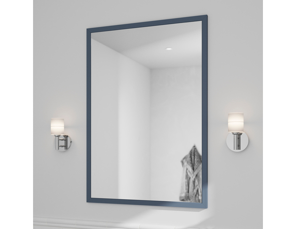 Miroir bleu "Perma" L. 100 x H. 70 cm - GoodHome - Brico Dépôt