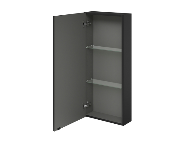 Rangement mural noir mat "Idalie"  L. 40 x H. 90 x P. 15 cm - Cooke and Lewis - Brico Dépôt