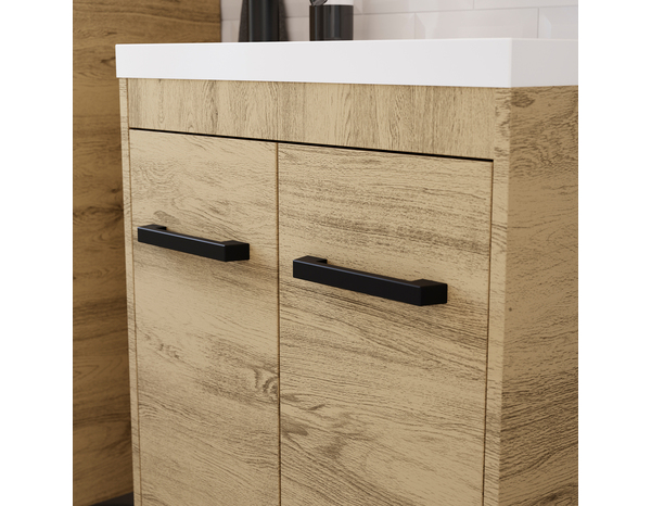 Meuble sous vasque bois "Ladoga"  L. 60 x  H. 81 x P. 36 cm - Cooke and Lewis - Brico Dépôt