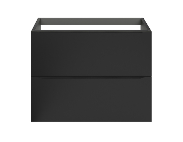 Meuble sous vasque à suspendre noir mat "Idalie"  L. 80 x H. 60 x P. 45 cm - Cooke and Lewis - Brico Dépôt