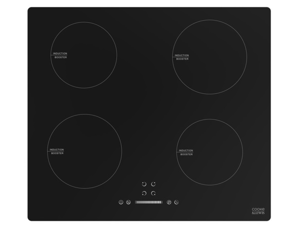 Plaque de cuisson à induction " Link" - 4 zones - Cooke and Lewis - Brico Dépôt