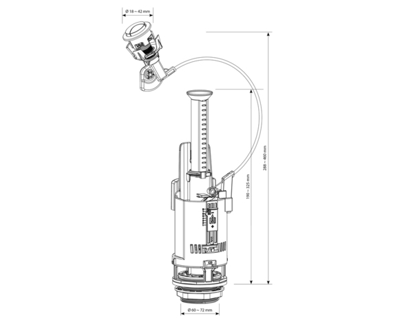 Mécanisme à câble double poussoir - Brico Dépôt