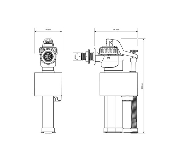 Robinet flotteur simple - Brico Dépôt