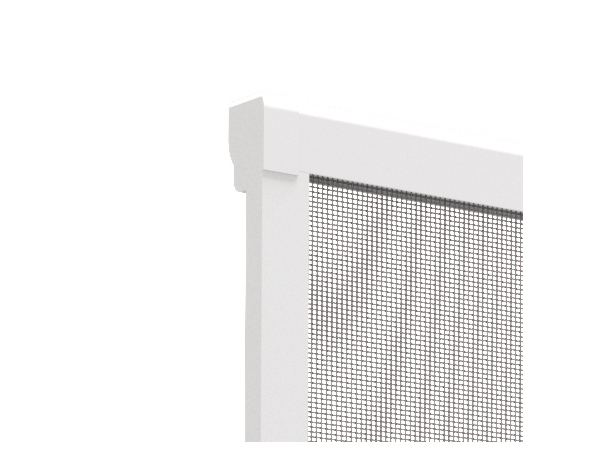 Moustiquaire aluminium blanc 140 X 140 cm enroulable - Brico Dépôt