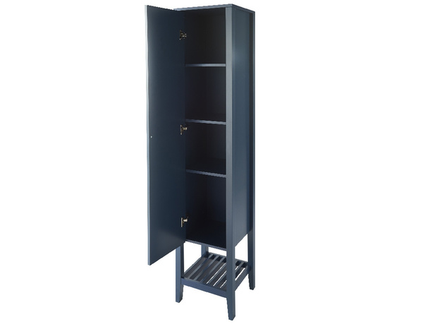 Colonne miroir bleu "Perma"H. 185 x L. 40 x P. 36 cm - GoodHome - Brico Dépôt