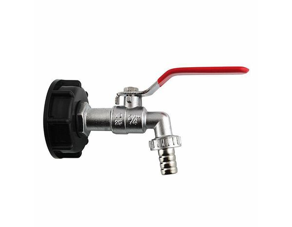 Robinet en laiton chromé pour cuve IBC - Diamètre 20 x 27 - Fitt - Brico Dépôt