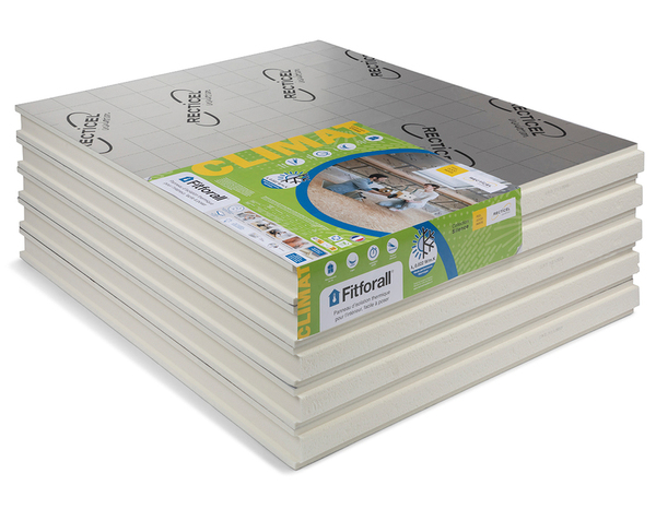 Panneau polyuréthane - 1,20 x 1 m x Ép. 82 mm "Fitforall" - Recticel - Brico Dépôt