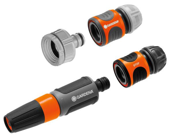 Set d'arrosage avec 5 nez de robinet - Gardena - Brico Dépôt